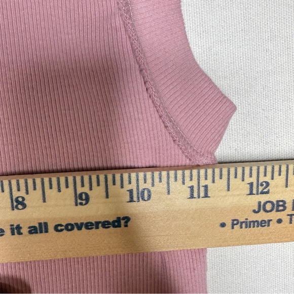 NWT Free People We The Free Kate Ribbed Stretch Tank Top Sleeveless Pink XS - Picture 5 of 8
